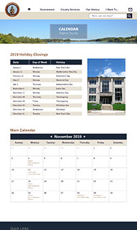Adams County Calendar page thumbnail