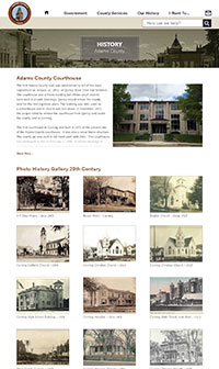 Adams County History page thumbnail