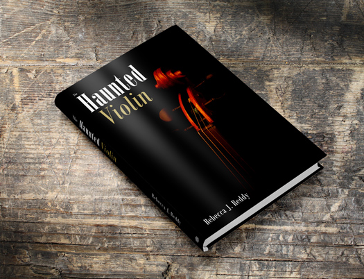 Haunted Violin book cover mockup