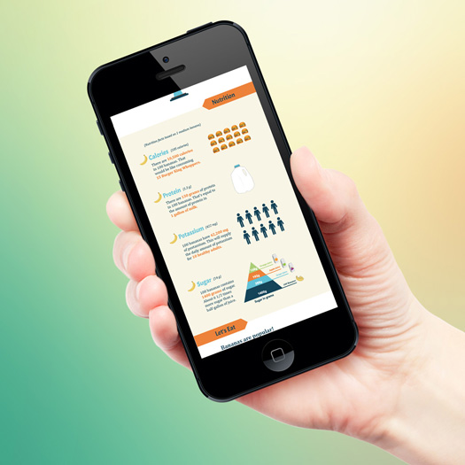 Different Ways infographic mobile mockup