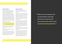 Conference gift booklet second page spread