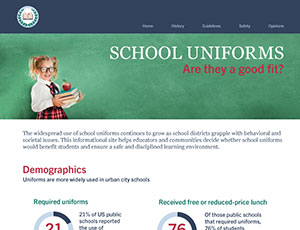 Informing America school uniforms thumbnail