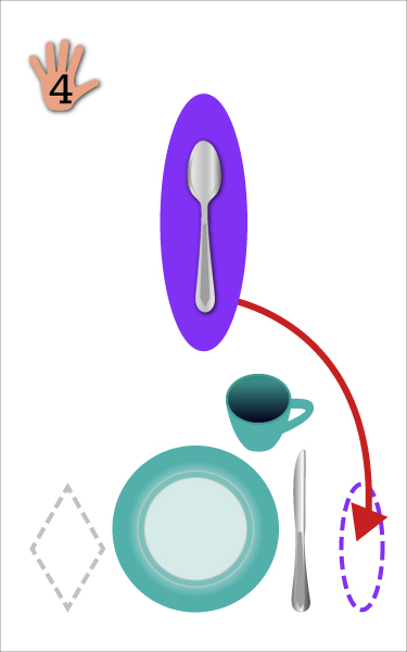 Visual Instructions App spoon placement screen thumbnail