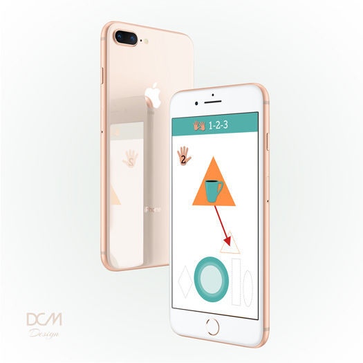 Visual Instructions App for setting the table for a family of 4
